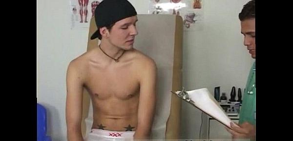  Video young boy naked medical exam gay Sitting back on the table, AJ